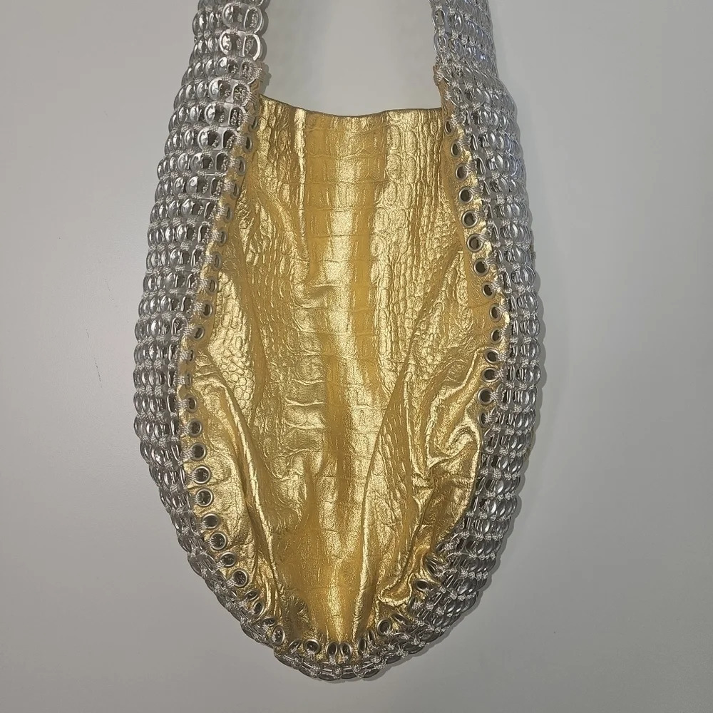Dalaleo JAGGER SUPREME CROSSBODY HOBO IN REPURPOSED LEATHER - Picture 5 of 12